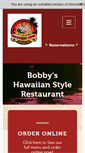 Mobile Screenshot of bobbyshawaiianstylerestaurant.com